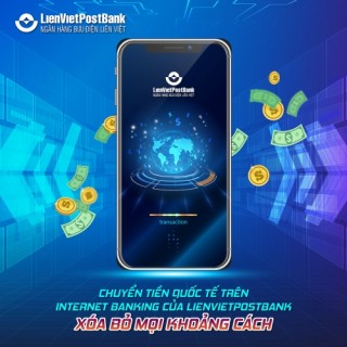 Chuyển tiền quốc tế qua Internet Banking