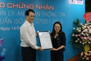 ABBANK quản lý an toàn thông tin theo tiêu chuẩn ISO/IEC 27001:2013