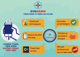 Hà Nội: Đẩy mạnh thanh toán tiền điện không dùng tiền mặt