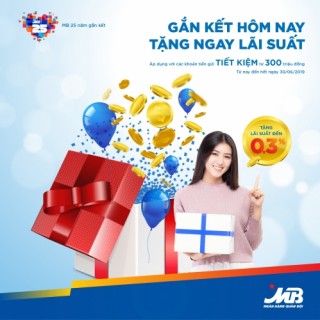 Lãi suất hấp dẫn từ chương trình gửi tiền tiết kiệm 