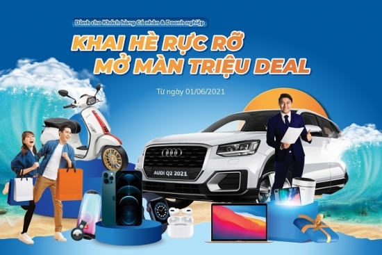 “Khai hè rực rỡ - mở màn triệu Deal” cùng Sacombank