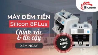 Cận cảnh ‘siêu phẩm’ máy đếm tiền Silicon thế hệ mới