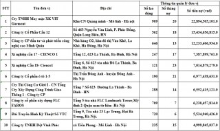 Hà Nội: 500 đơn vị nợ đọng bảo hiểm xã hội của 16.425 lao động