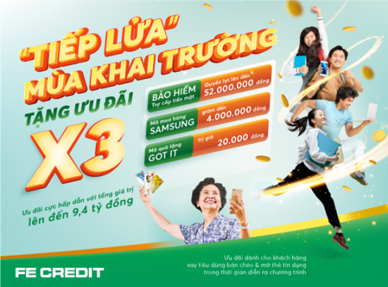 Khai trường đầy hứng khởi với FE CREDIT