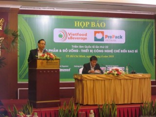 Vietfood & Beverage 2018 thu hút 550 doanh nghiệp