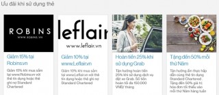 Nhiều khuyến mãi cho chủ thẻ tín dụng Standard Chartered