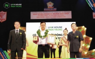 Linkhouse Miền Trung được tôn vinh tại lễ trao giải Sao vàng Doanh nhân đất Việt năm 2019