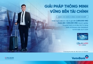 Nhận ngay ưu đãi trị giá đến 3.800.000 VND khi mở thẻ TDQT DCI VietinBank