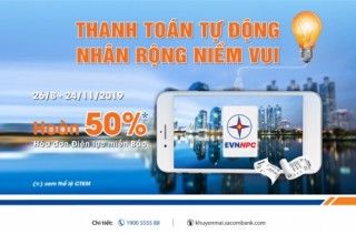 Thanh toán tự động - Nhân rộng niềm vui với Sacombank