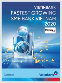 VietinBank nhận giải “Ngân hàng SME phát triển nhanh nhất Việt Nam 2020”