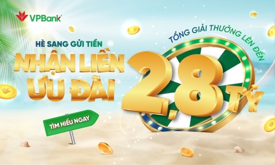 Khách hàng gửi tiết kiệm tại VPBank trúng thưởng hàng chục triệu đồng