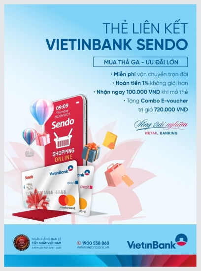 Thẻ MasterCard Platinum VietinBank Sendo: Đặc quyền ưu đãi không giới hạn