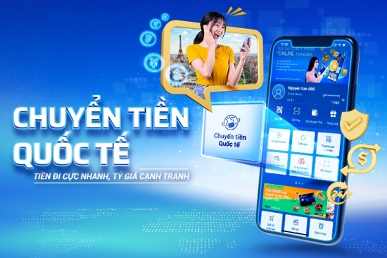 Vietbank ra mắt tính năng chuyển tiền quốc tế online trên app Vietbank Digital