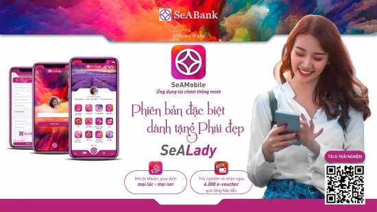 SeABank ra mắt ứng dụng ngân hàng số phiên bản dành riêng cho phái đẹp