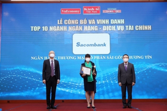 Sacombank liên tiếp nhận được các giải thưởng uy tín trong nước