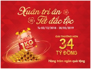Sacombank ‘treo’ 34 tỷ đồng tiền thưởng cho khách hàng