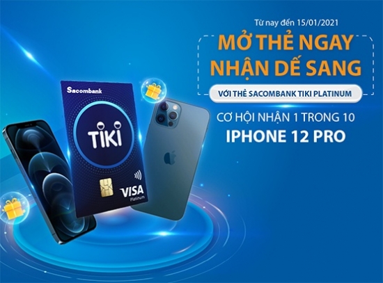 Nhiều ưu đãi cho chủ thẻ Sacombank Tiki Platinum