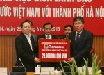 Agribank trao 20 tỷ đồng cho hoạt động an sinh xã hội của Thủ đô