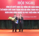 Công bố quyết định bổ nhiệm Tổng giám đốc Agribank