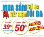 Mua sắm siêu tiết kiệm dịp Lễ 30/4