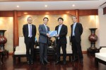 Tổng giám đốc Vietcombank tiếp lãnh đạo cấp cao của Mizuho