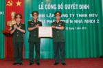 Công bố quyết định thành lập công ty MHDI 2