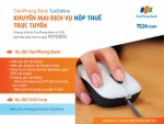 TienPhong Bank ưu đãi lớn cho DN nộp thuế trực tuyến