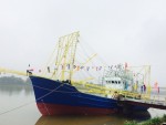 Bàn giao tàu mẫu chụp mực vỏ thép hiện đại nhất Việt Nam