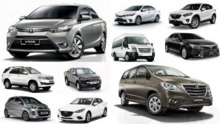 Top 10 mẫu xe bán chạy nhất năm 2015 tại Việt Nam