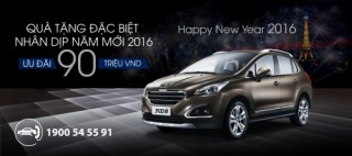 Ưu đãi lớn khi mua xe Peugeot dịp gần Tết