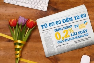 Khách hàng nữ được nhận nhiều ưu đãi từ PVcomBank dịp 8/3