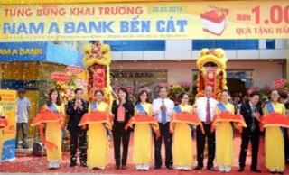 Nam A Bank Bến Cát đi vào hoạt động