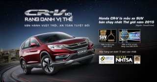 Honda CR-V 2.4 phiên bản cao cấp có giá 1,178 tỷ đồng