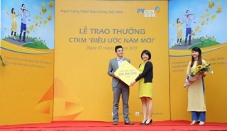 PVcomBank trao thưởng chương trình “Điều ước năm mới”