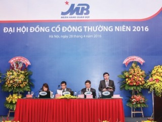 Đại hội cổ đông MB: Thông qua nhiều nội dung quan trọng