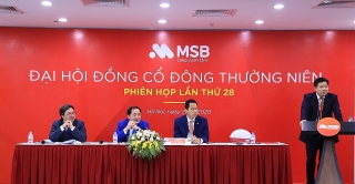 MSB đặt mục tiêu lợi nhuận năm 2020 đạt 1.439 tỷ đồng
