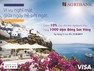 Hàng loạt ưu đãi dành cho chủ thẻ Agribank