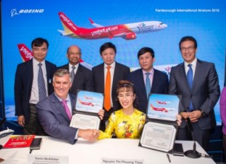 Vietjet mua thêm máy bay Boeing và Airbus