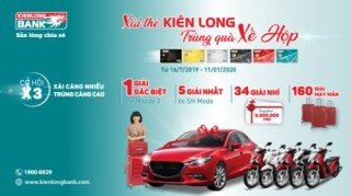 Xài thẻ Kiên Long - Trúng quà xế hộp
