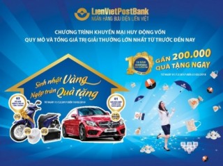 LienVietPostBank mừng sinh nhật vàng
