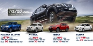 Nhận ngay ưu đãi hơn 100 triệu đồng khi mua xe Nissan trong tháng 11