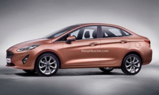 Xem trước Ford Fiesta 2018 phiên bản sedan