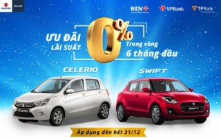 Suzuki ưu đãi đến 50 triệu đồng cho khách hàng nhân dịp Giáng sinh