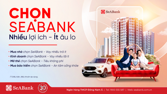 Hè tưng bừng, chọn SeABank - Nhiều lợi ích, ít âu lo