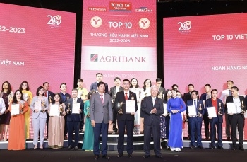 Agribank Top 10 thương hiệu mạnh Việt Nam 2023