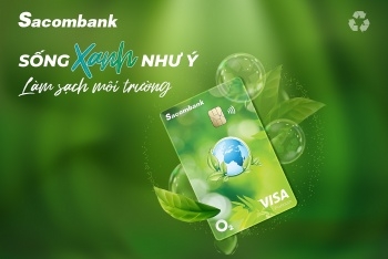 Ra mắt thẻ Sacombank Visa Platium O2 hướng đến tiêu dùng xanh